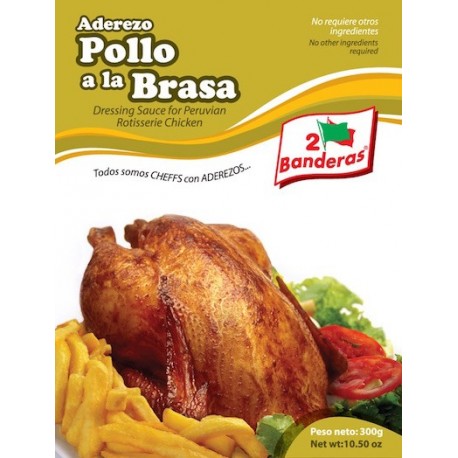 Aderezo líquido para Pollo a la Brasa 2 Banderas 300g