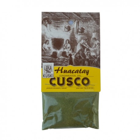 Huacatay en Polvo Kuski 10g - 12 Sobres