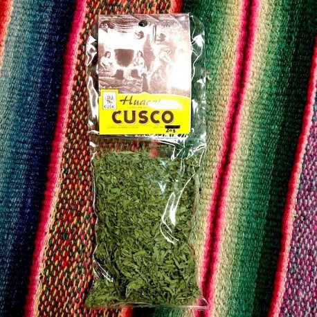 Huacatay Deshidratado en Hojas Kuski 20g - 12 Sobres - EL INTI - Tu Tienda Peruana