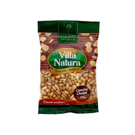 Maíz Cancha Chullpi frito y salado Villa Natura150g