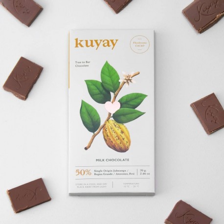 Tableta de Chocolate con Leche peruano 50% Kuyay 70g - EL INTI - Tu Tienda Peruana