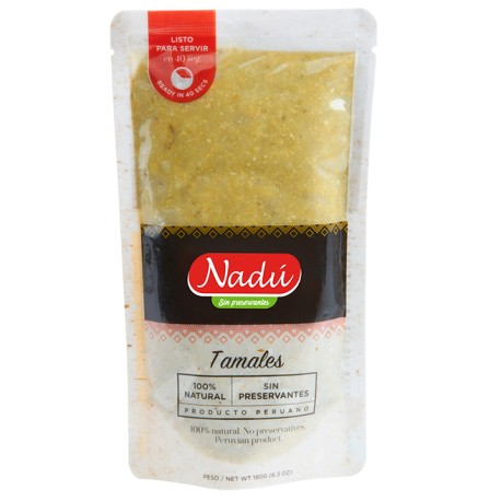 Tamal Verde Nadú 180g - EL INTI - Tu Tienda Peruana