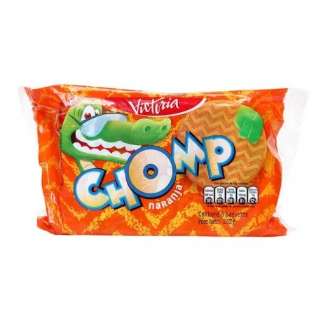 Galletas Chomp Sabor Naranja Victoria 6x38g 228g