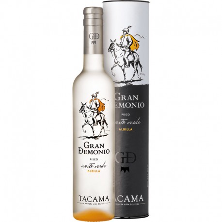 Pisco Gran Demonio Mosto Verde Albilla Tacama 42,5° 50cl