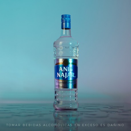 Anís Semi-seco Najar 42,8° 50cl Etiqueta azul - EL INTI - Tu Tienda Peruana