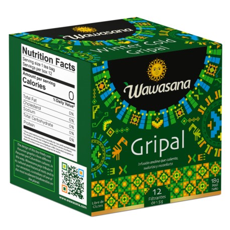 Gripal Infusión Andina Wawasana 12x1,5g