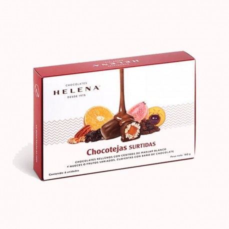 Caja de 6 Chocotejas Helena Surtidas 180g