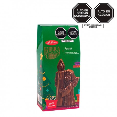 Figura de Angel de Chocolate con leche 40% La Ibérica 50g