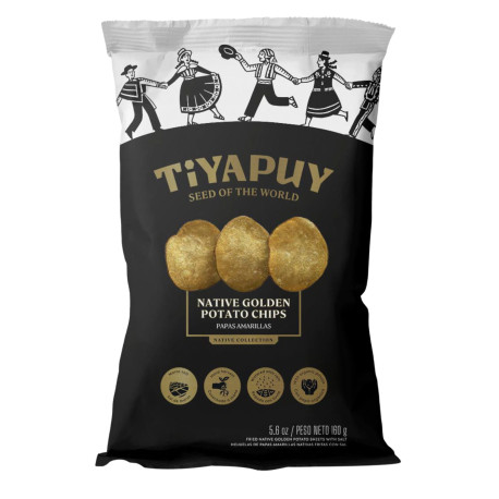 Papas Fritas Amarillas Nativas con Sal de Maras Tiyapuy 160g