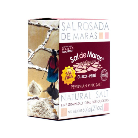 Sal Rosada Fina de Maras Maras Gourmet 600g