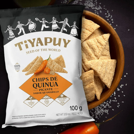 Chips de Quinua Picantes al Ají Amarillo Tiyapuy 100g