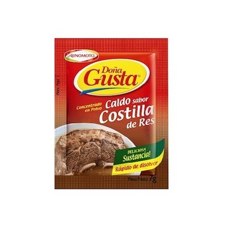 Doña Gusta Caldo de Costillas de Res en Polvo AjiNoMoto 7g